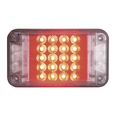 Luz de Advertencia LED / 66 LEDs / 7x4 Pulgadas / 12 VCC / 10 Patrones de Destello / Montaje Permanente - Image 4