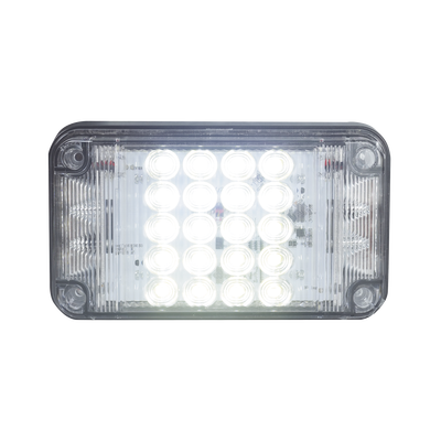 Luz de Advertencia LED / 7x4" / 66 LED / 12 VCC / 1 A / 10 Patrones de Destello / Luz de Trabajo Integrada - Image 2