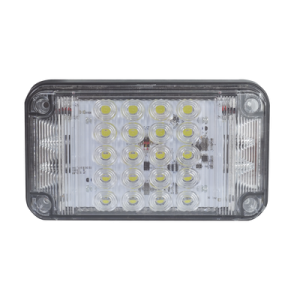Luz de Advertencia LED / 7x4" / 66 LED / 12 VCC / 1 A / 10 Patrones de Destello / Luz de Trabajo Integrada