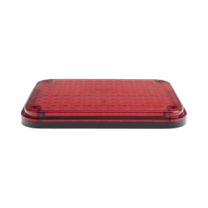 Luz de Advertencia LED / 104 LED de Alta Intensidad / 9x7 Pulgadas / 12 VCC / 10 Modos de Destello / Color Rojo / Montaje Permanente