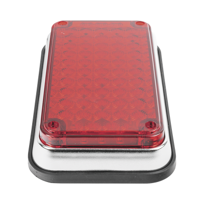 Luz de Advertencia LED / 6x4" / 66 LEDs / 12 VCC / 1 A / 10 Patrones de Destello / Montaje Permanente / Color Rojo - Image 3