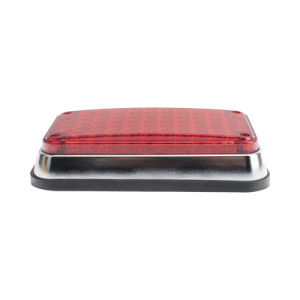 Luz de Advertencia LED / 66 LEDs / 6x4 Pulgadas / 12 VCC / 10 Patrones de Destello / Montaje Permanente