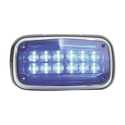 Luz de Advertencia LED / 12 LEDs / 11 Patrones de Destello / IP67 / 12-30 VCC / 170 x 134 x 64.5 mm - Image 2