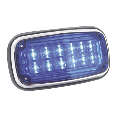 Luz de Advertencia LED / 12 LEDs / 11 Patrones de Destello / IP67 / 12-30 VCC / 170 x 134 x 64.5 mm - Image 4