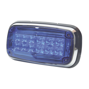 Luz de Advertencia LED / 12 LEDs / 11 Patrones de Destello / IP67 / 12-30 VCC / 170 x 134 x 64.5 mm