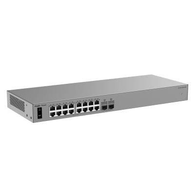 Switch Inteligente Capa 2 / 16 Puertos Gigabit / 2 Puertos SFP 2.5GE / 42 Gbps / Gestión Cloud / ERPS / Diseño Fanless / Modo CCTV / Protección 6 kV - Image 2