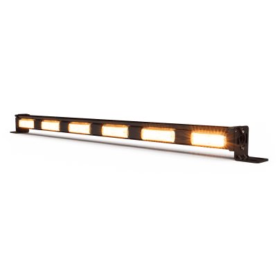 Barra Direccional de Tráfico / 6 Módulos / 48 LED / Ámbar / 29 Pulgadas / 12–24V DC / 35 Patrones de Destello - Image 2