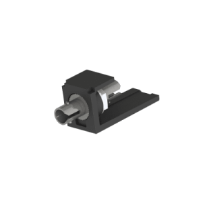 Módulo Acoplador ST Simplex / Fibra Multimodo OM3/OM4 / Cerámica Zirconia / Tipo Mini-Com 2 Espacios / Color Negro