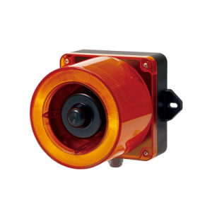 Señalizador Combinado Audible-Visual / 31 Tonos / 123 dB / IP66 / -50 °C a +50 °C / 110-220 VCA / Ámbar