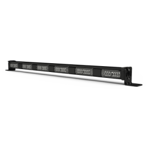 Barra Direccional de Tráfico / 6 Módulos / 48 LED / Ámbar / 29 Pulgadas / 12–24V DC / 35 Patrones de Destello