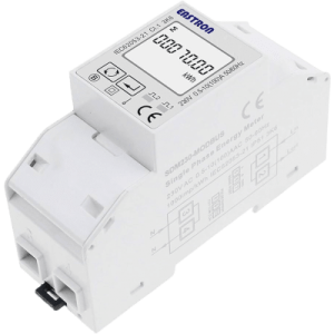 Medidor de Energía Monofásico / Riel DIN / 100A Directo / Clase 1-0.5s / MID Certificado / LoRaWAN Integrado / Bi-direccional