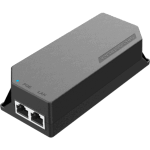 Inyector PoE / MultiGigabit 2.5Gbps / 60W IEEE 802.3bt / 100~240VAC / 54VDC / 0°C a 45°C / Certificado FCC CE RCM IC