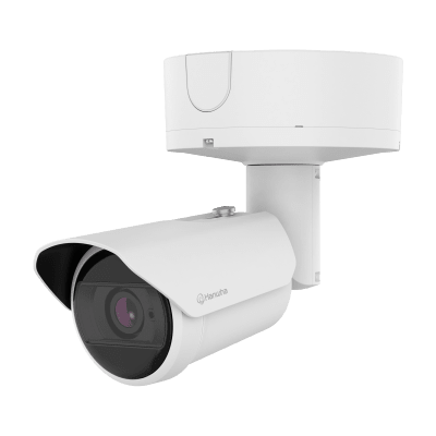 Cámara Bala IP / 8 MP / Sensor 1/1.2" / Zoom 2.25x / WiseIR 60 m (196.85 ft) / IA Wisenet 9 / IP67
