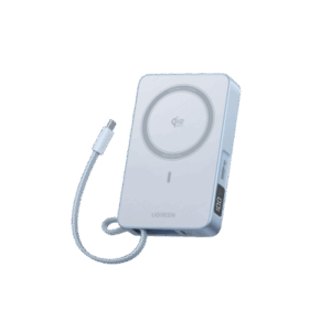 Banco de Energía Magnético Inalámbrico / 10000 mAh 36 Wh / Carga Rápida 30 W PD3.0/PPS/UFCS / Qi 2.2 25 W MPP / Cable USB-C Integrado 60 W / 254 g