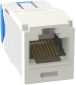 Conector Jack RJ45 / Cat 6A / Mini-Com TG / Sin Blindaje / Gel Anti-Corrosión / 22-26 AWG / Color Blanco Mate