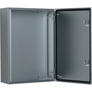 Gabinete de Acero Inoxidable / IP66 / 400x300x150 mm (15.7 x 11.8 x 5.9 in) / 2 Cerraduras / Placa de Montaje 2 mm