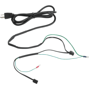 Cable de Alimentación con Termostato Integrado / 1.8 m (5.9 ft) / 115V / 10A / 2 Conectores para Ventiladores / Cobre
