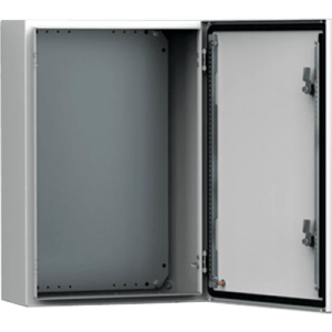 Gabinete de Pared para Exterior / Acero 1.5 mm / IP66 NEMA 4/12/13 / IK10 / 1200 x 800 x 400 mm (47.2 x 31.5 x 15.7 in) / Bisagras Ocultas 130° / Platina de Montaje