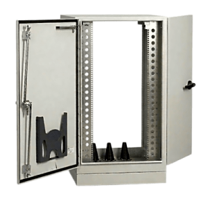 Gabinete FTTX Tipo 4X / Aluminio Soldado 3 mm / 10 UR / 762x762x1118 mm / IP66 / Aislamiento Térmico / 30x30x44 in