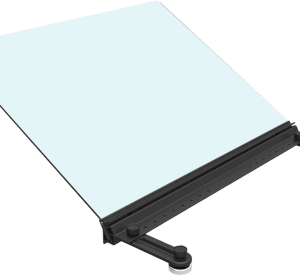 Deflector Vertical para Rack / 24 in Ancho Gabinete / 10.90 x 23.60 x 22.50 in / Policarbonato PVC / Montaje Magnético / Pasillo Frío/Caliente / Paneles Transparentes