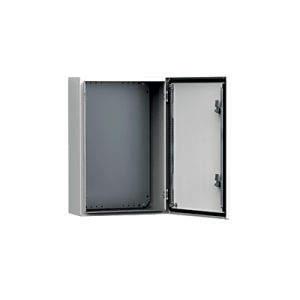 Gabinete de Uso Exterior / 500x400x210 mm (19.7x15.7x8.3 in) / IP66 / NEMA 4/12/13 / IK10 / Acero Dulce 1.5 mm / Platina de Montaje Incluida