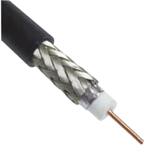 Cable Coaxial / 50 Ohm / Conductor Aluminio Sólido / Tramo 3 m (9.84 ft)