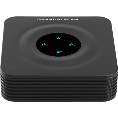 Adaptador de Teléfonos Analógicos ATA / 2 Puertos FXS / 2 Perfiles SIP / Ethernet 10/100 Mbps / Cifrado TLS y SRTP / Conferencia 3 Vías