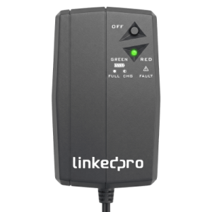 Mini UPS de CD / 25 W / Entrada 90-264 Vca / Salida 12 Vcd ±5% / Batería de Litio 2600 mAh / Clavija NEMA 5-15P