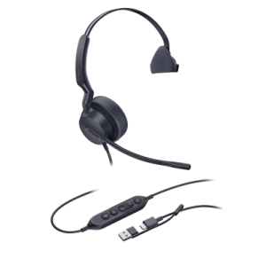 Headset USB Mono / Cancelación de Ruido AI / Altavoz 35 mm / USB-C/A / Indicador de Ocupado / 20 Hz - 20 kHz