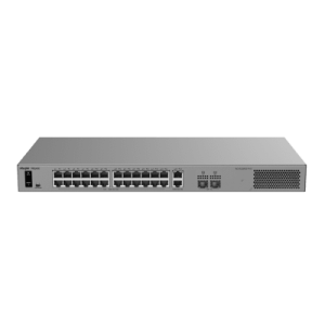 Switch Layer 2 Smart Cloud Managed / 28 Puertos Gigabit / 24 Puertos PoE+ 370 W / Switching 56 Gbps / Forwarding 41.664 Mpps / Protección 6 kV / CCTV Mode