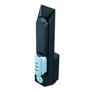 Chapa de Seguridad para Gabinete / Combinación de 3 Dígitos / Control Llave Maestra / Acero Texturizado Negro / 7.50 x 1.38 x 2.50 in